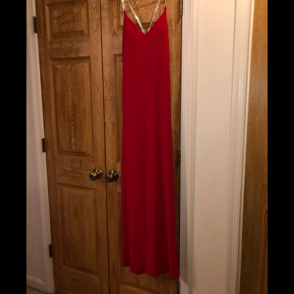 Red prom dress